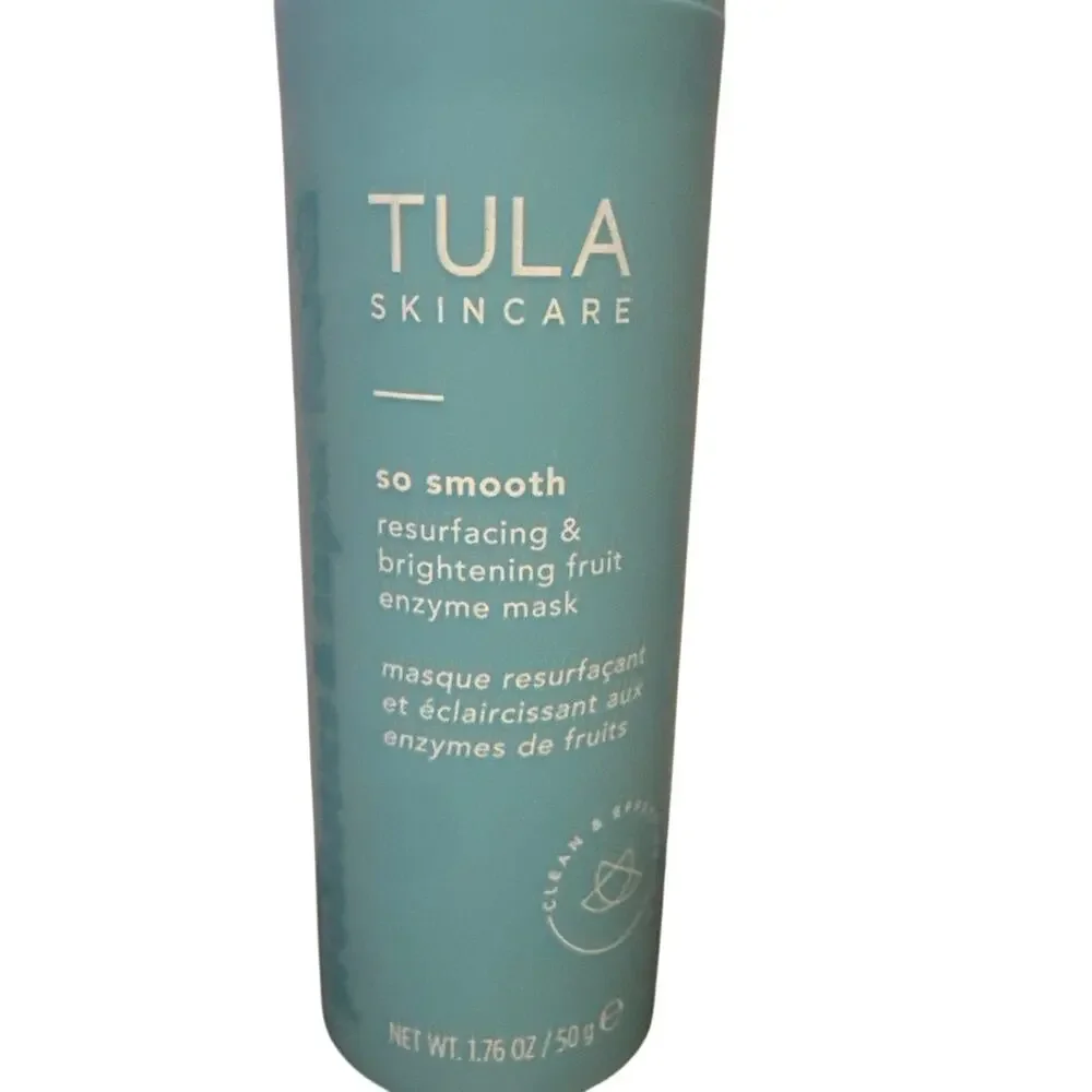TULA Skincare So Smooth Fruit Enzyme Mask 1.76 oz New Brightening Resurfacing